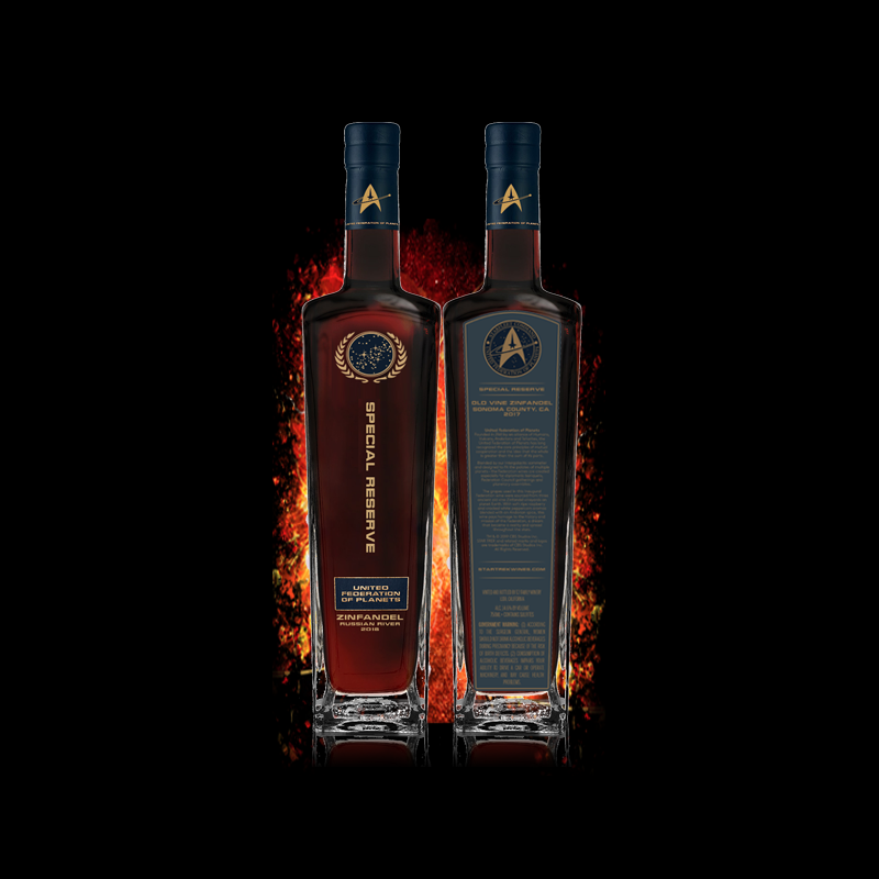 Front and back preview of a wine bottle