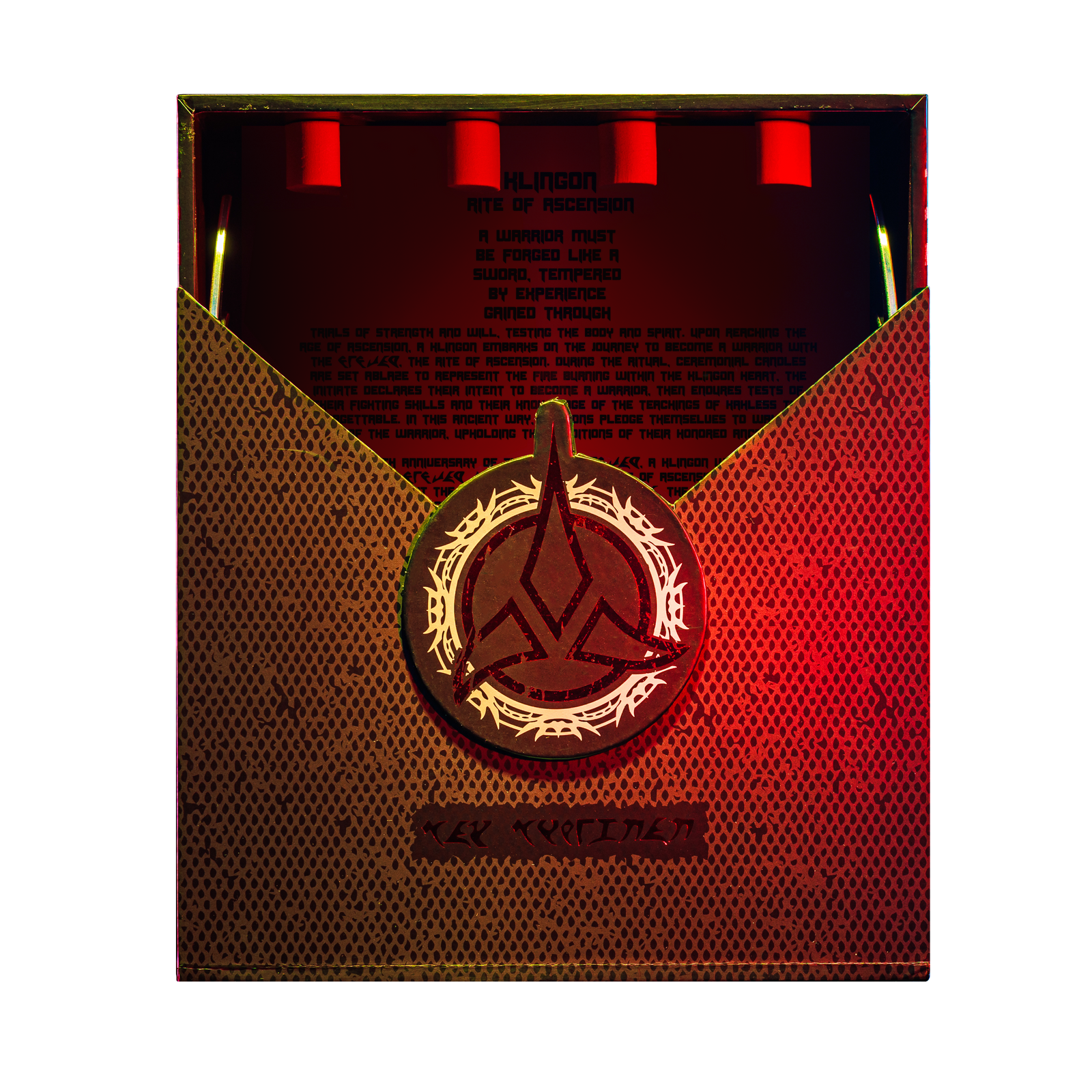 KLINGON DISPLAY BOX Only (No Wine Included)
