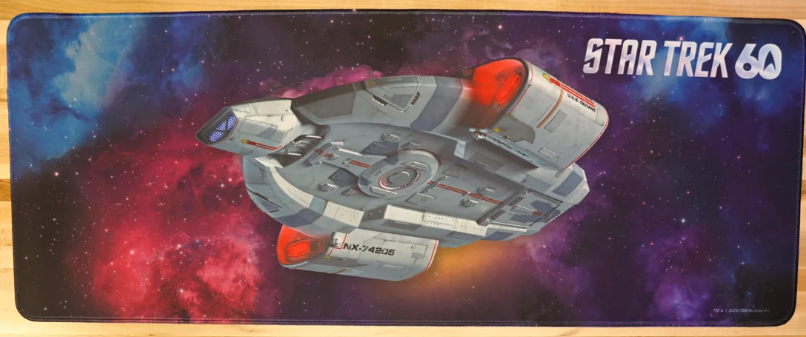 Star Trek 60 USS Defiant Large Gaming Mouse Pad
