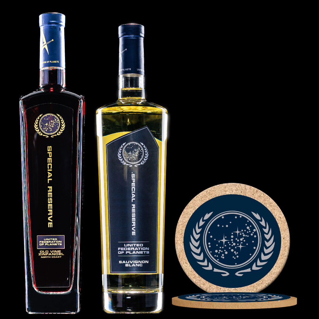 United Federation 2Pack & United Federation of Planets Coaster set