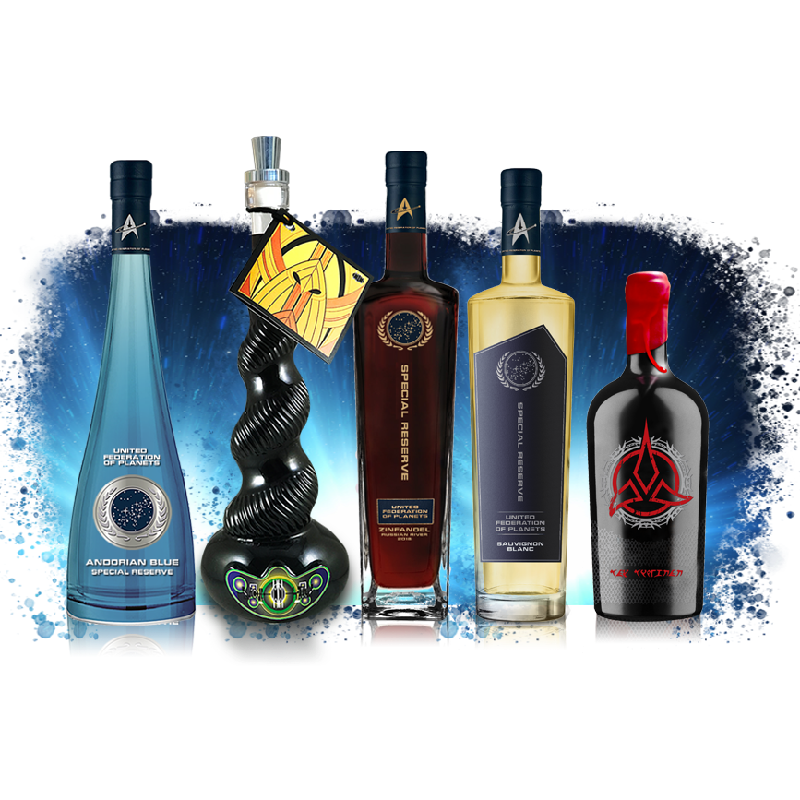 The Armada Star Trek Wines 5 Pack Collection